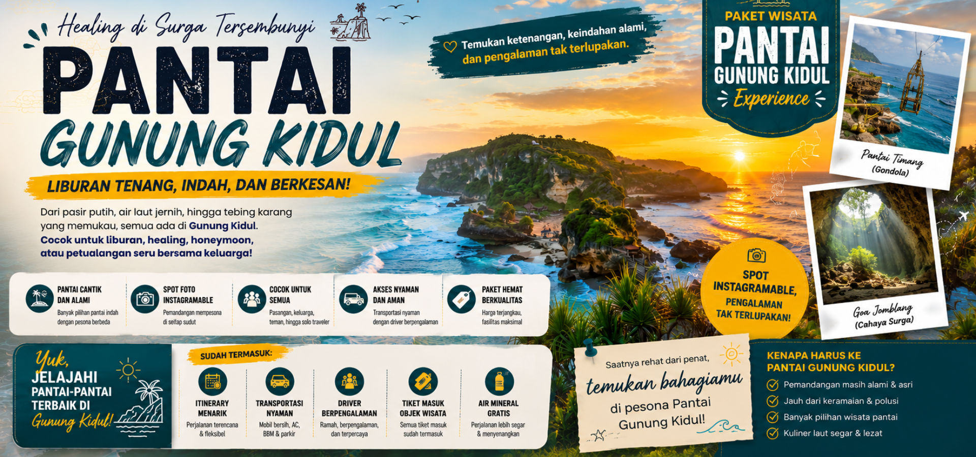 paket wisata gunung kidul